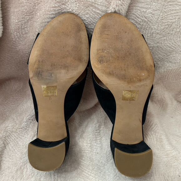 Madewell Suede Crossover Mule Sandals - Picture 9 of 12